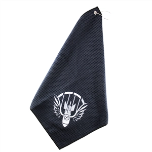 Infinite Discs Waffle Weave Towel