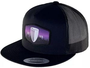WILDERNESS MESH PATCH TRUCKER FLAT BILL SNAPBACK CAP