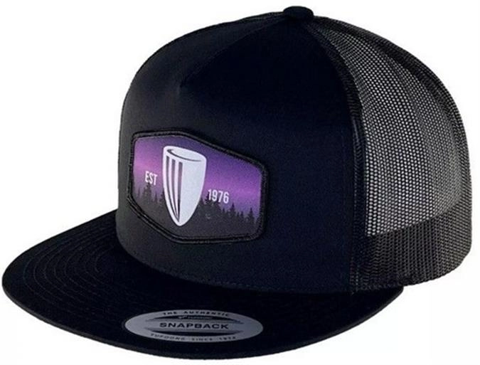 WILDERNESS MESH PATCH TRUCKER FLAT BILL SNAPBACK CAP