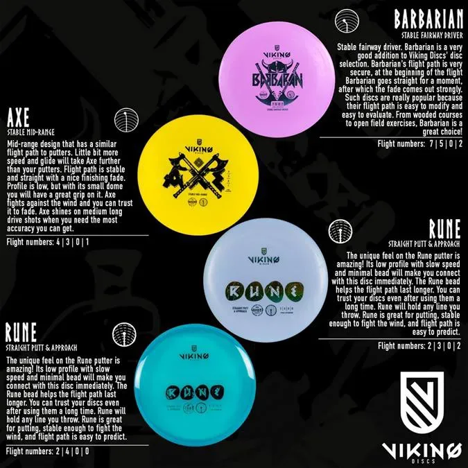 Viking Discs Starter Set - 8 Discs